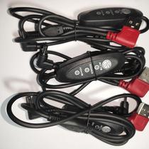 5 Ⅴ elbow USB three-speed speed control switch plus eight anti-break wires 3 8DC headband buckle adjustable 5200 rpm