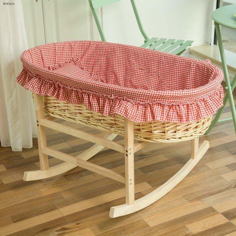 Basket cradle of old basket cradle cradle style cradle of bamboo hands Jane swayed baby basket cradle