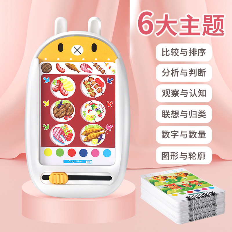 2021 new fun intelligent logic thinking machine Children's child training machine Early education Mighty Learning Machine Enlightenment of Enlightenment theorist Early childhood Talking Point Reading Point Reading Pen Toys 3-5 years old