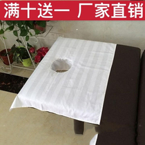 Hole towel beauty salon massage mattress face towel lying pillow towel cotton bed scarf massage hole cushion massage bed hole face cushion
