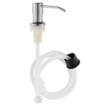Kitchen sink soap dispenser extension tube dishwashing liquid no-dilution pressure dispenser bowl dish basin detergent extended extraction