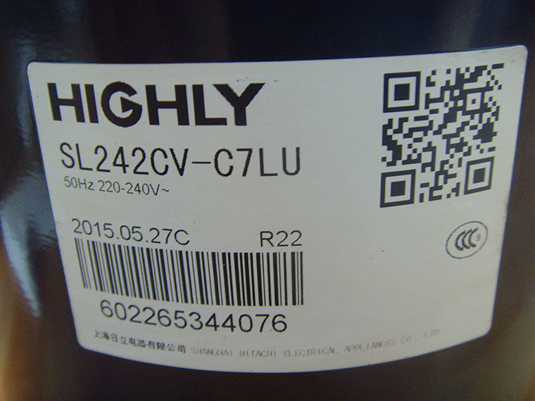 SL193R 222 232 211 242CVSL253SV-C7LU new 1 5 air conditioning Hitachi compressor