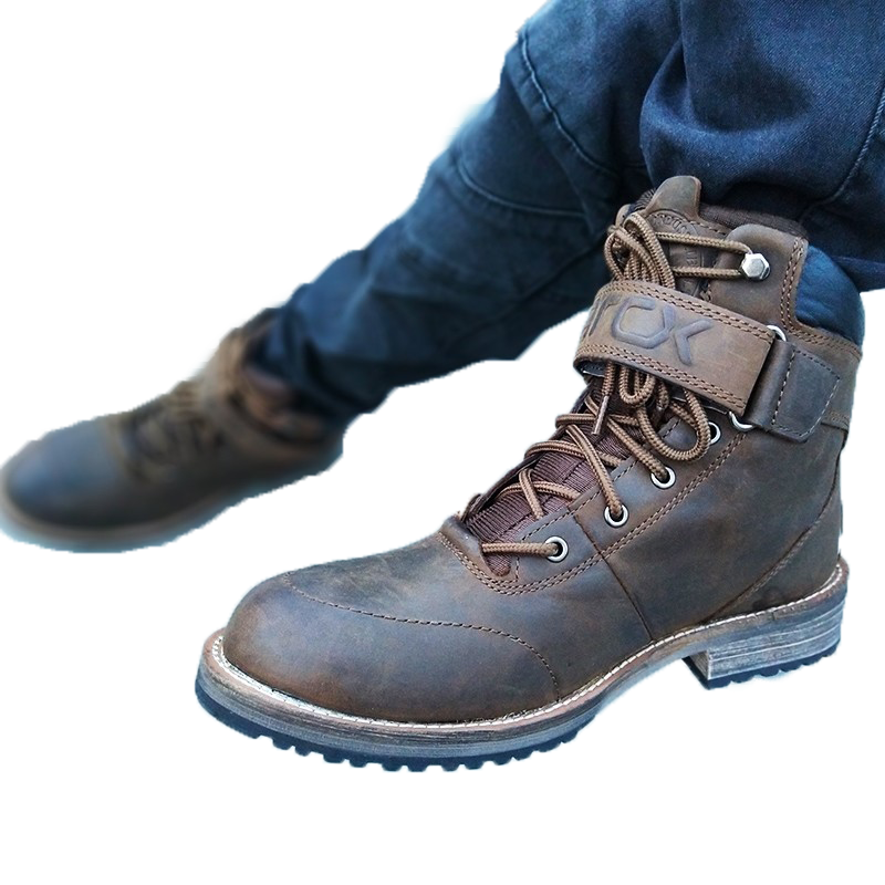 ARCX雅酷士哈雷復古騎行靴防水防摔牛皮四季騎士鞋