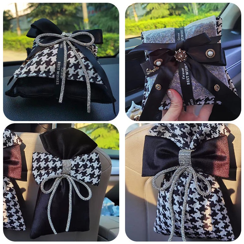 Fragrant Lavender Balsammy With Taste Purifying Air Car Interior Goods Swing Piece New Car Bamboo Charcoal Bag To Taste formaldehyde Carbon Package Female