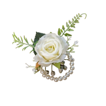 European-style rose corsage for bride and groom wedding wrist flower simulated high-end parents exquisite business meeting guests