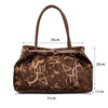 Versatile Large-Capacity Tote Bag Women's Underarm Bag 2025 New Commuter Retro Shoulder Bag Letter Print Large Bag
