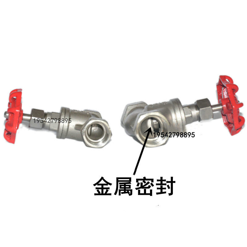 304 stainless steel valve J11W-16-64P internal thread stainless steel stop valve DN15DN100