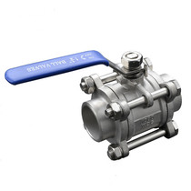 Shanghai Shanghaiwork Liangworkers 304 stainless steel Three-piece straight welding pair welding ball valve 4 points 1 inch 4 inch DN25