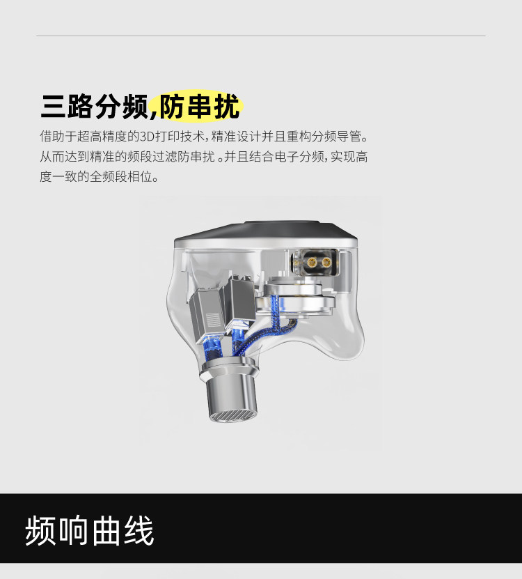 Проводные HiFi наушники epz p50有线耳机免费定制入耳式hifi监听k歌高品质音乐平板耳机