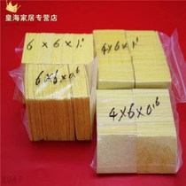  Luo iron sponge compression thickened electric soldering iron high temperature resistant sponge sheet tin removal cotton 936 welding table soldering iron head yellow clear