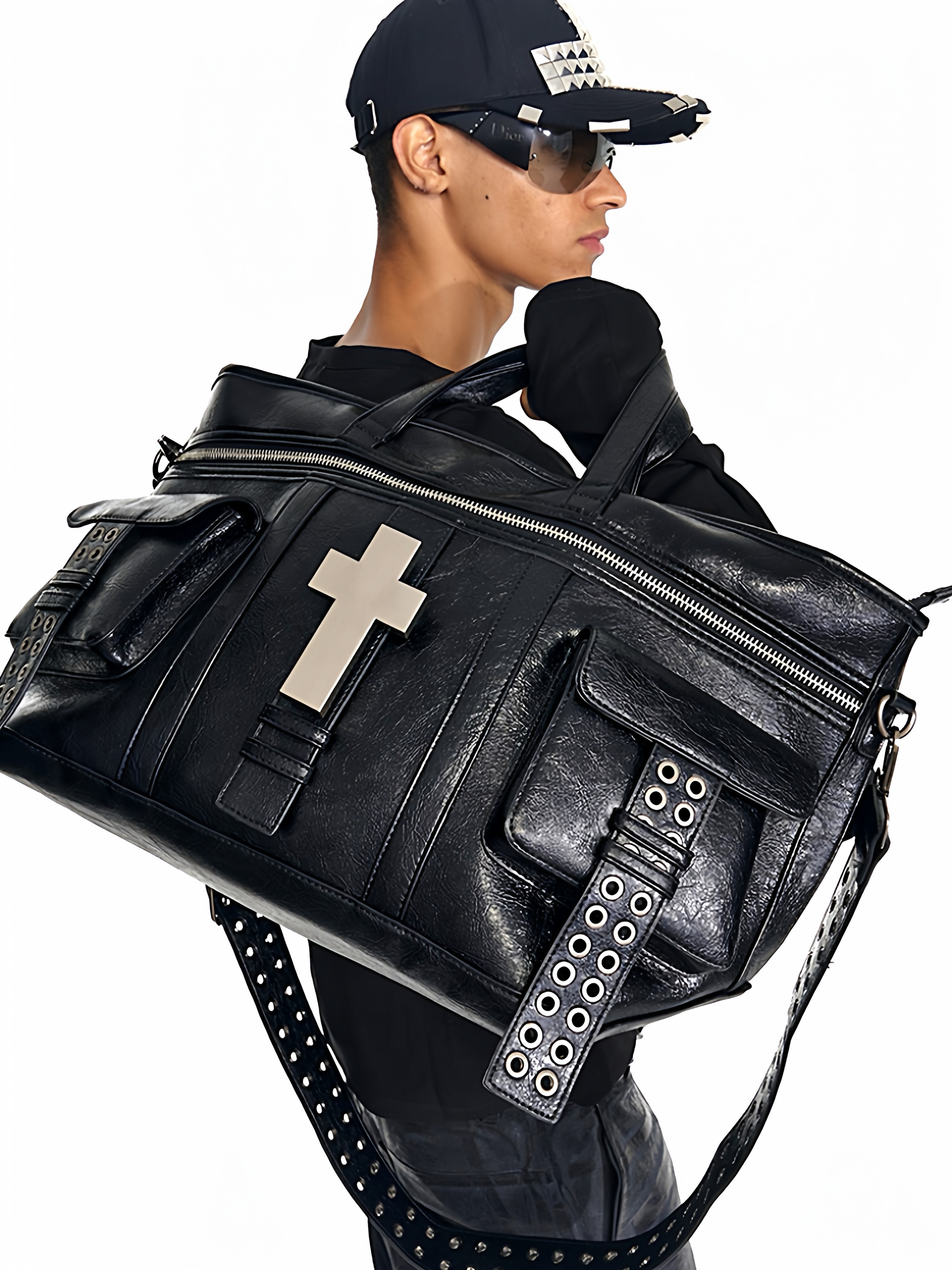 A must-have for 25 years! rebel wave crossburst leather satchel