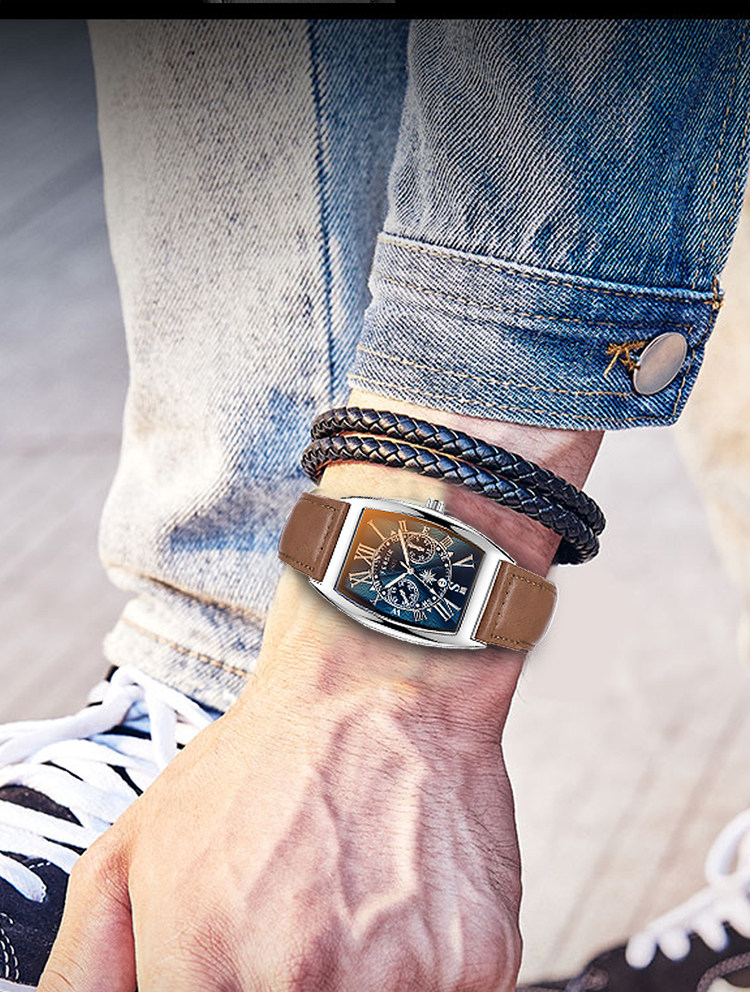 Luxury Men's Quartz Wrist Watch With Transparent Backing_voghion.com
