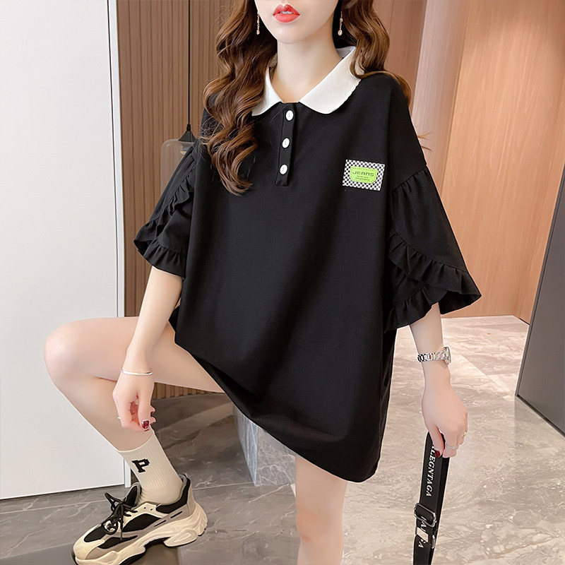 一线品牌剪标女装大牌外贸出口孤品样衣夏季大码宽松短袖polo衫有何特别之处?值得购买吗?-时尚防晒服-淘宝好物网