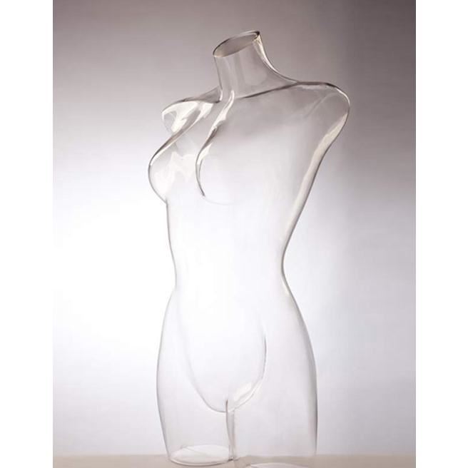 Transparent twist waist bra female half body belt hip straight waist fully transparent model 3D shooting clothing underwear transparent fake model