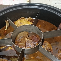 Hot pot multi-grid partition nine-square grid spicy hot pot Oden boiled commercial special pot grid hot pot pot skewers