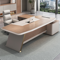 Desk Boss Desk Simple Modern Executive Desk Office Desk Office Desk and Chair Combination Manager Desk President Desk