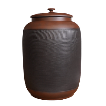 [Dianjiang Flagship Store] Yunnan Jianshui Purple Clay Tea Canister, High-End Storage Jar for Pu'Er Tea Cakes, Rice Jar, Household Water Jar