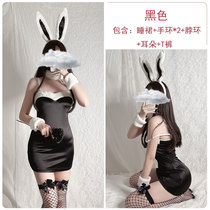 Sexy velvet Christmas bunny dress Cute Cute Girl Maid Sweet harnesses bag glutes and hip dress Halloween uniforms