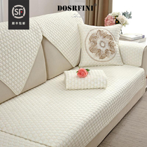 All-cotton sofa cushion Four seasons universal modern minimalist anti-slip light lavish pure cotton sofa cushion with high density sofa cover