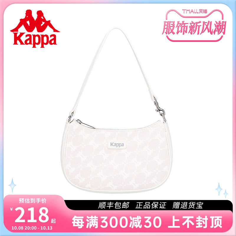 Kappa Kappa 25-летняя новая женская модная кожаная сумка для подмышек, корейская версия универсальной сумки на одно плечо Изображение 1