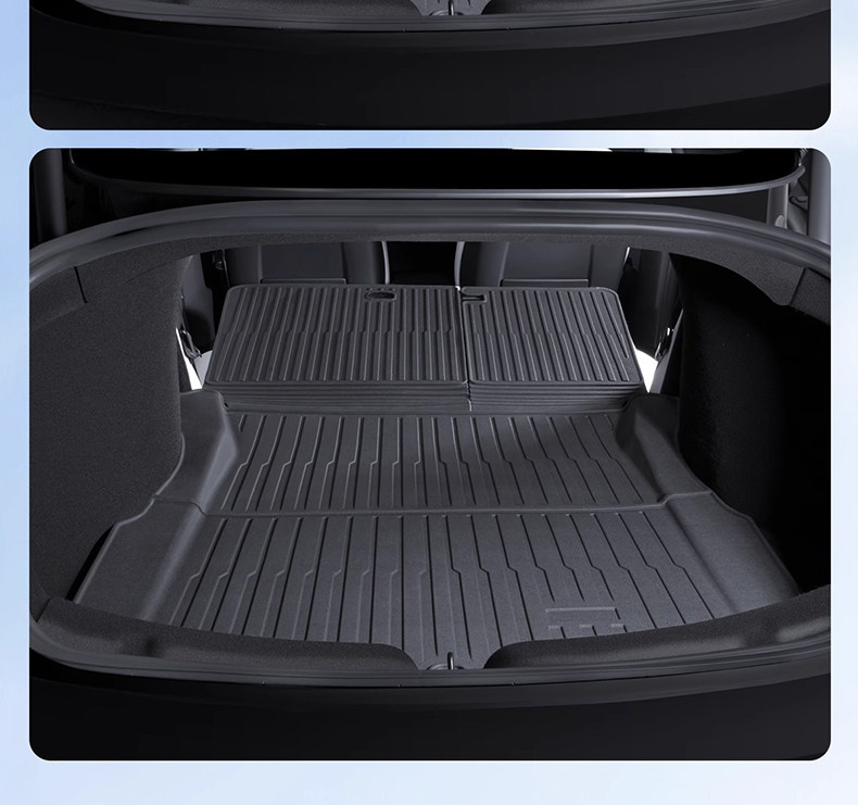 Suitable for Tesla's New Version Model Y/3/Yl Trunk One-Piece Pad Tpe High-Quality Trunk Backrest Pad