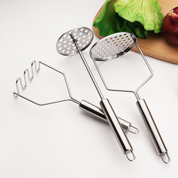 Stainless steel masher household potato press potato masher manual masher multifunctional kitchen gadget