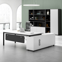 Office Single Desk Chair Combination Brief Modern Big Bandae Desk Manager Table Manager Table Presidents Table Computer Desk
