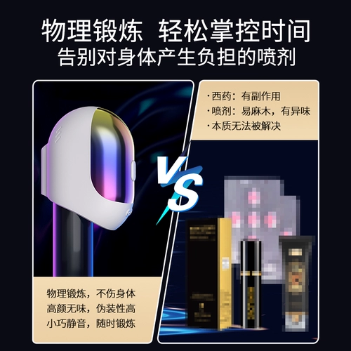 Netease Chunfeng Полностью автоматические мужчины с половым членом уменьшают чувствительность массаж десенсибилизация упражнения DD Masturbation Glans Training Device