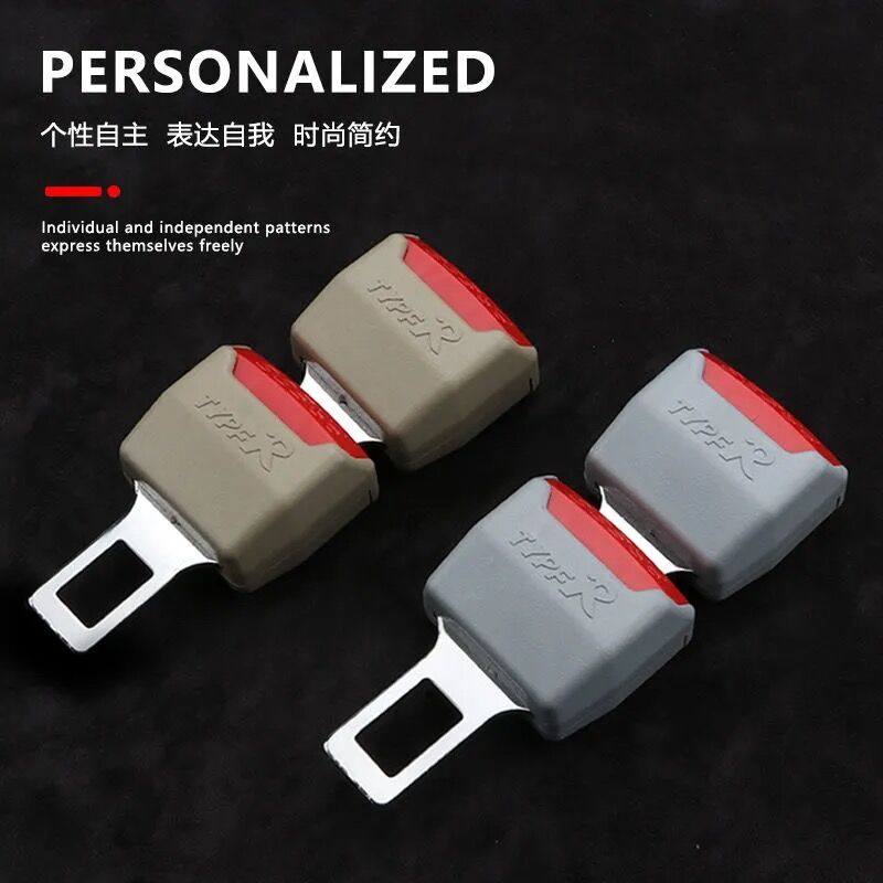 Car Interior Accessories Seat Belt Buckle Clip Head Card Seat Belt Lock Buckle Clip Insert Belt Pin Extension Connector