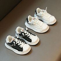 Bala Bala Boys Board Shoes 2022 Spring Children Sails Shoes Sport Dissolution Shoes Girl Shells Head Small White Shoes