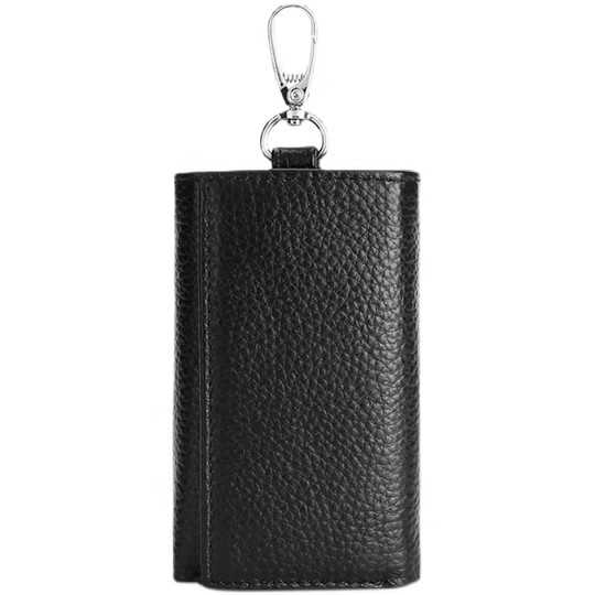 Schlüsseltasche für Männer, echtes Rindsleder, einfache, weibliche Kartentasche, große Kapazität, multifunktionale Taille hängende Schlüsselanhänger, Heim-Auto-Schlüsseltasche