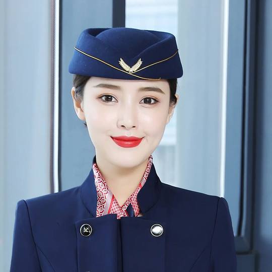 Flight Attendant Hat, Feminine and Elegant, Band Hat, Front Desk Etiquette Hat, Stage Hat, New 2024 Painter Hat, Trendy