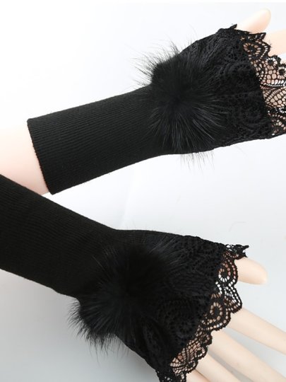 Sweater Fake Sleeves Cashmere Arm Warmers Women's Arm Protection Cuffs Spliced Cold-Proof Long Warm Autumn and Winter Mom Style