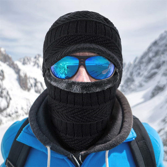 Northeastern Cold-Proof Hat for Men and Women in Temperatures as Low as Minus 40 Degrees, with Neck Warmer and Ear Protection, Men's Style, 2025 New Model, Warm