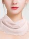 Neck Scarf Made of Mulberry Silk for Women, Covering Scars, Thyroid Protection, Silk Scarf, Neck Protection, Sun Protection, Fake Collar, Trendy
