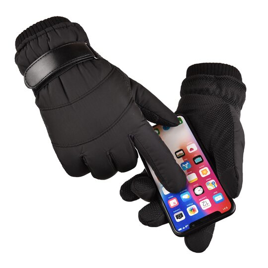 Men's down Gloves Suitable for Temperatures as Low as -40 Degrees in Northeast China ℃ Cold-Proof Gloves Harbin Thickened and Fleece-Lined for Motorcycle Riding