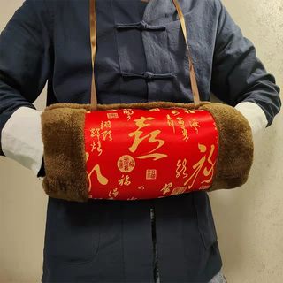 Elderly Warm Arm Sleeves, Grandma's Hand Warmers, Thickened and Fleece-Lined, Faux Rabbit Fur, Winter Retro Cold-Proof, Gift for Mom or Female