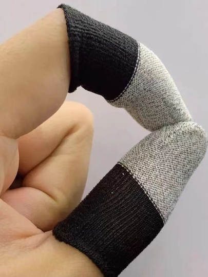 Special Finger Cots for Practicing the Guqin, Playing Guitar, Anti-Slip, Suitable for Ukulele, Made of Ice Silk, Durable, Touchscreen-Compatible, for Playing Games Like Pubg Mobile