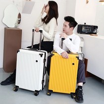 New suitcase pull rod password boarding suitcase for men and women student leather suitcase 20 inch sturdy and durable thickened box