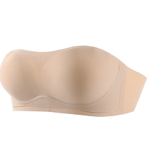 Catman strapless maternity underwear for women during pregnancy summer thin section for big breasts anti-sagging non-slip tube top