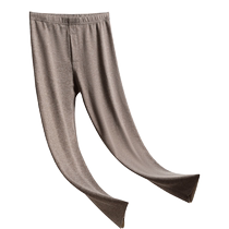 Maoren de velvet warm pants mens silk plus velvet thickening bottoming autumn and winter seamless cotton pants velvet pants new style