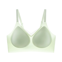 Catman Underwear Womens Summer Ultra-Thin Seamless Breathable Small Breast Gathering Jelly Glue Soft Support Anti-Sagging Bra