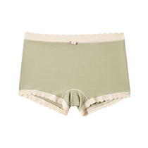 Catman Ice Silk Seamless Safety Pants Womens Summer Thin Anti-Exposed Non-curling Tummy Control Panties Two-in-One Leggings