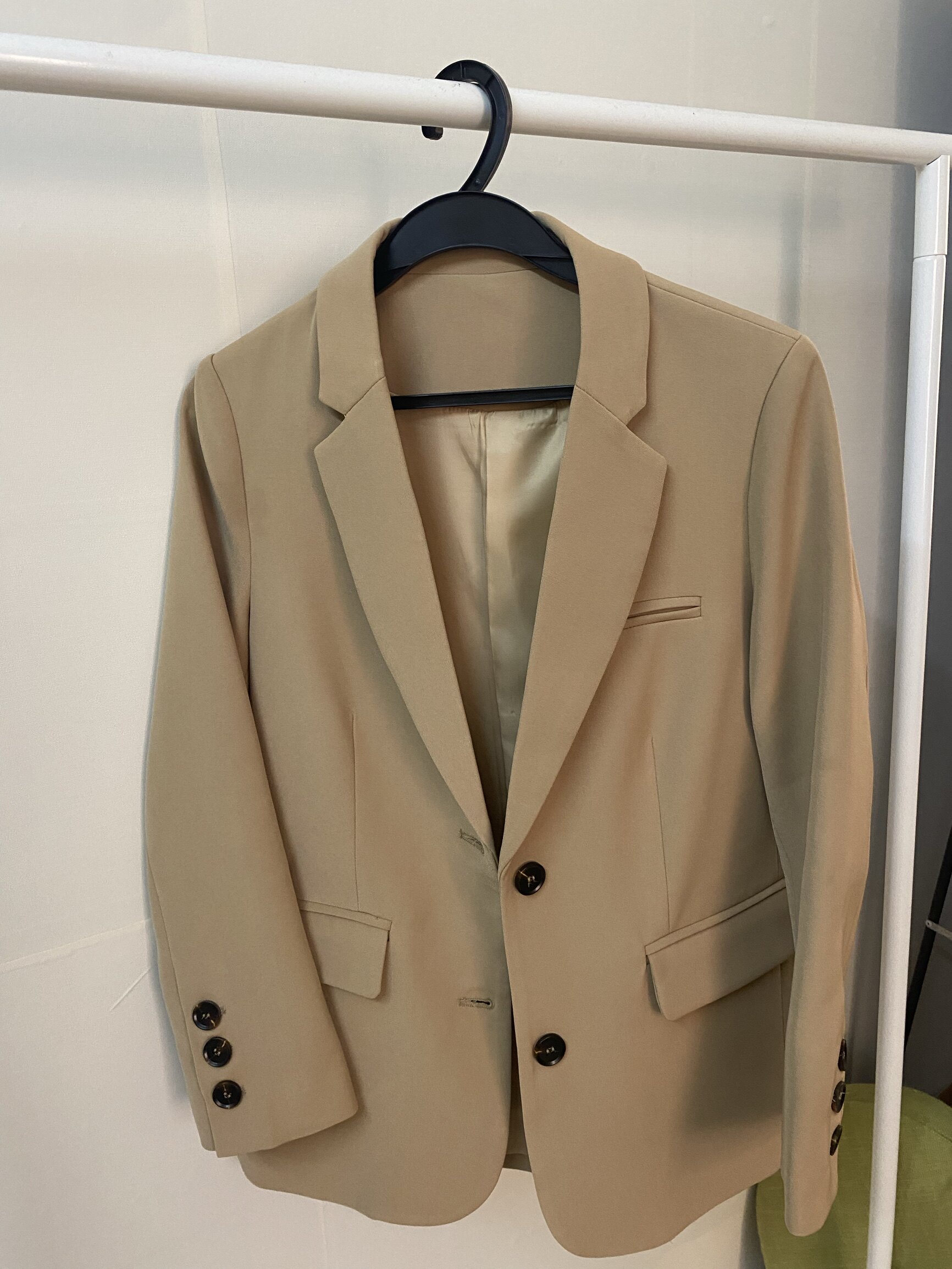 Brand discount cut label women's first-line big-name withdrawal European brown suit jacket Korean version loose suit top