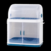 Kitchen bowl chopsticks storage box with plastic roof cover for dishes and dishes
