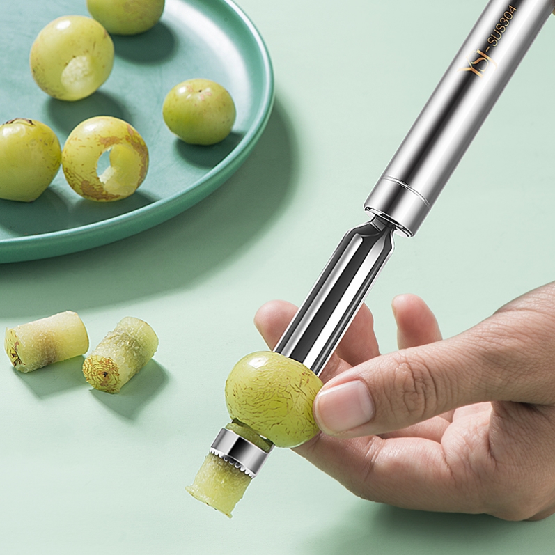 Oil citrus goes nuclear 304 stainless steel Yu mandarin fruit hand for oil ganuclear theorizer hawthorn poplar plum apple taking a hoot