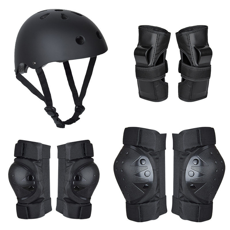 Skateboard roller skating helmet children's baby professional protective gear knee pads girls adult sports roller skating