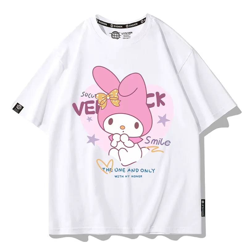 Sanrio, Hello Kitty, летняя футболка с коротким рукавом