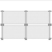 Punching and shaping foundation pit edge guardrail construction site construction fence warning fence elevator safety protective door