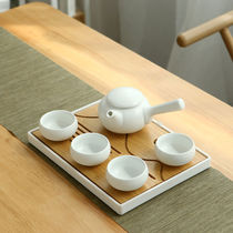 All-season hotel tea set All-season hotel tea set with the same set Japanese-style home modern side-handle teapot teacup simple